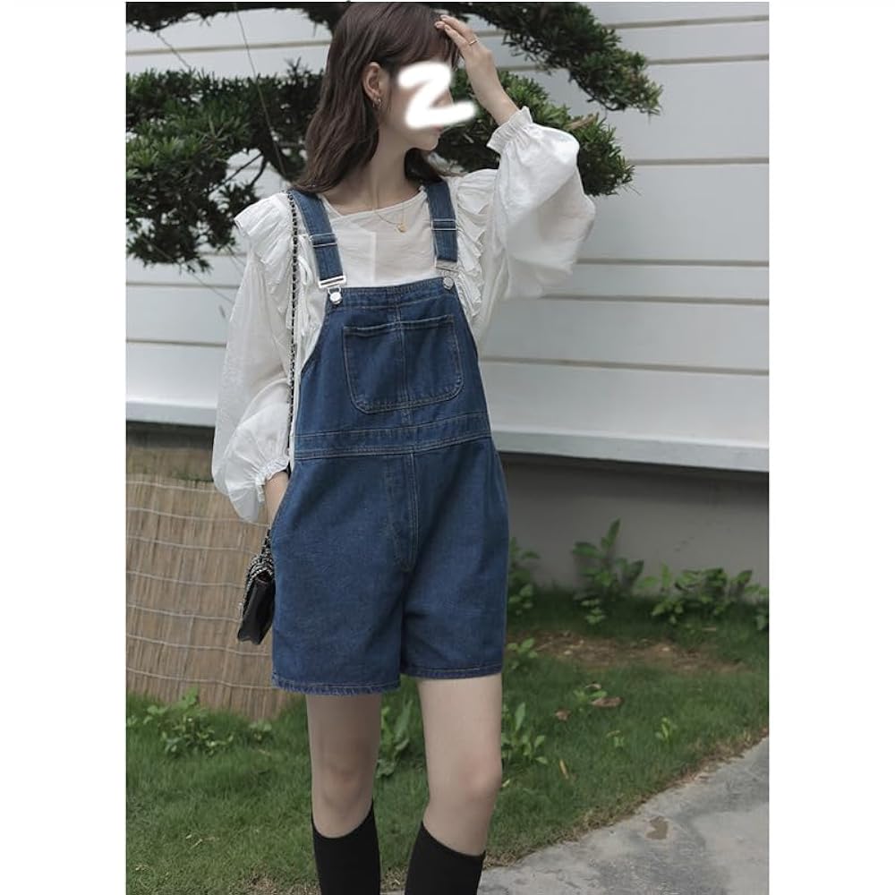 Amazon | [TYYRBMG] レディース ショートパンツ サロペット